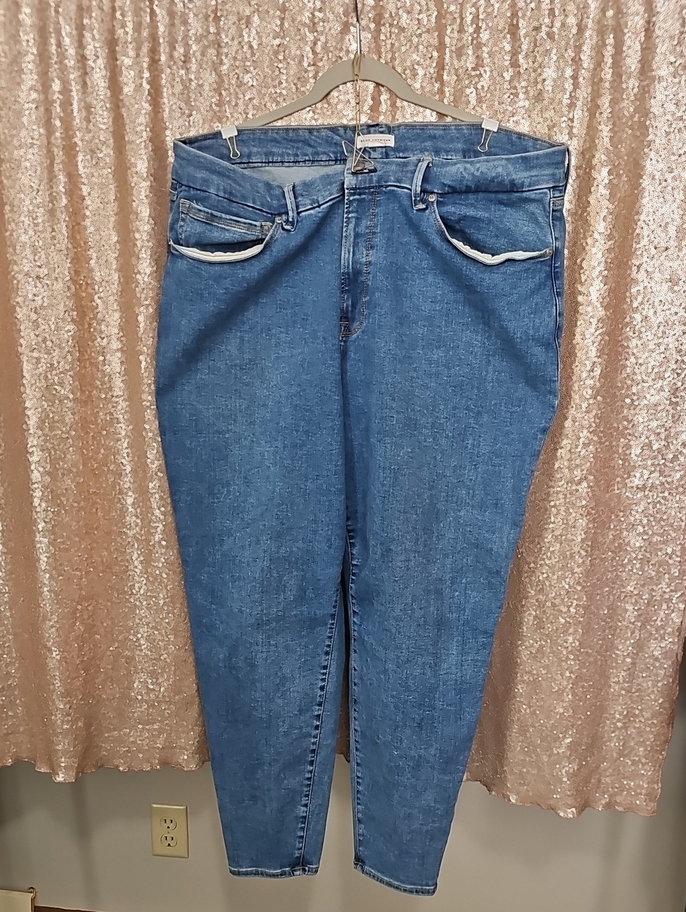 Good American Classic Blue Skinny Jeans